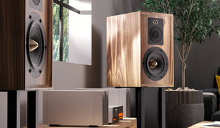 Wharfedale: Aston Speaker - 90th Anniversary Limited Edition - Walnut / Pair w/ Stands - PRE-ORDER