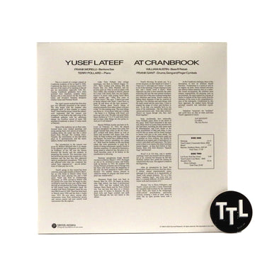 Yusef Lateef: Lateef At Cranbrook Vinyl LP