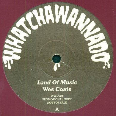 Wes Coats / Blackjoy: Land of Music / Love 12"