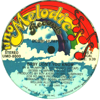 Bobbi Humphrey: Baby Don't You Know 12"