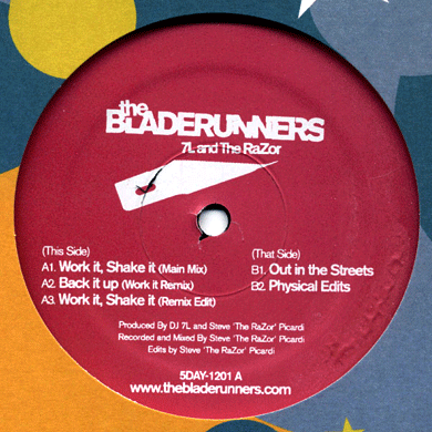 Bladerunners: Work It, Shake It (Eddy Grant, Madonna) 12"