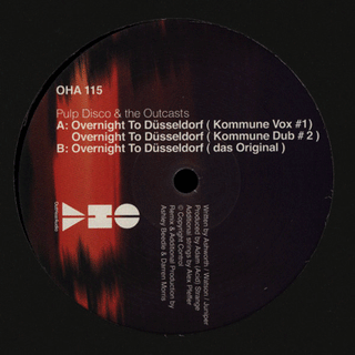 Pulp Disco & The Outcasts: Overnight To Dusseldorf (Ashley Beedle) 12"