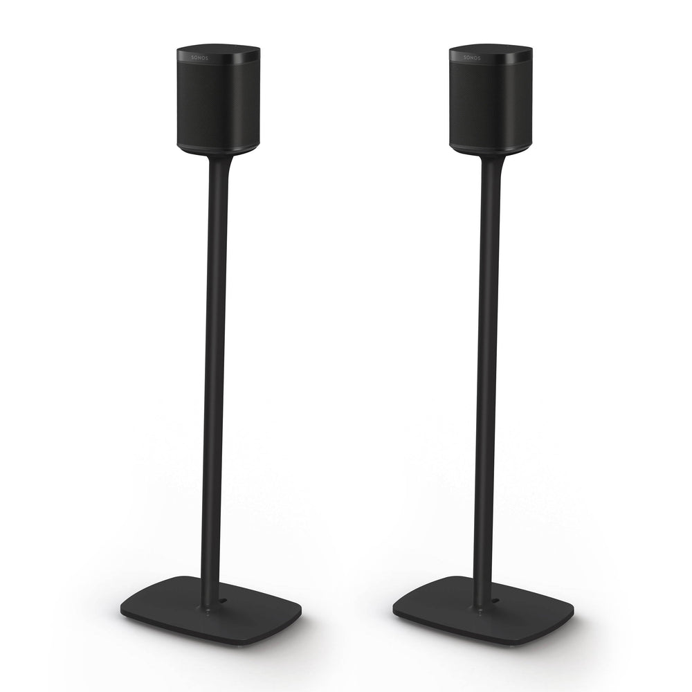 Flexson: Floor Stand For Sonos 1 - Black (Pair) (AAV-FLXS1FS2021US) - (Open Box Special)
