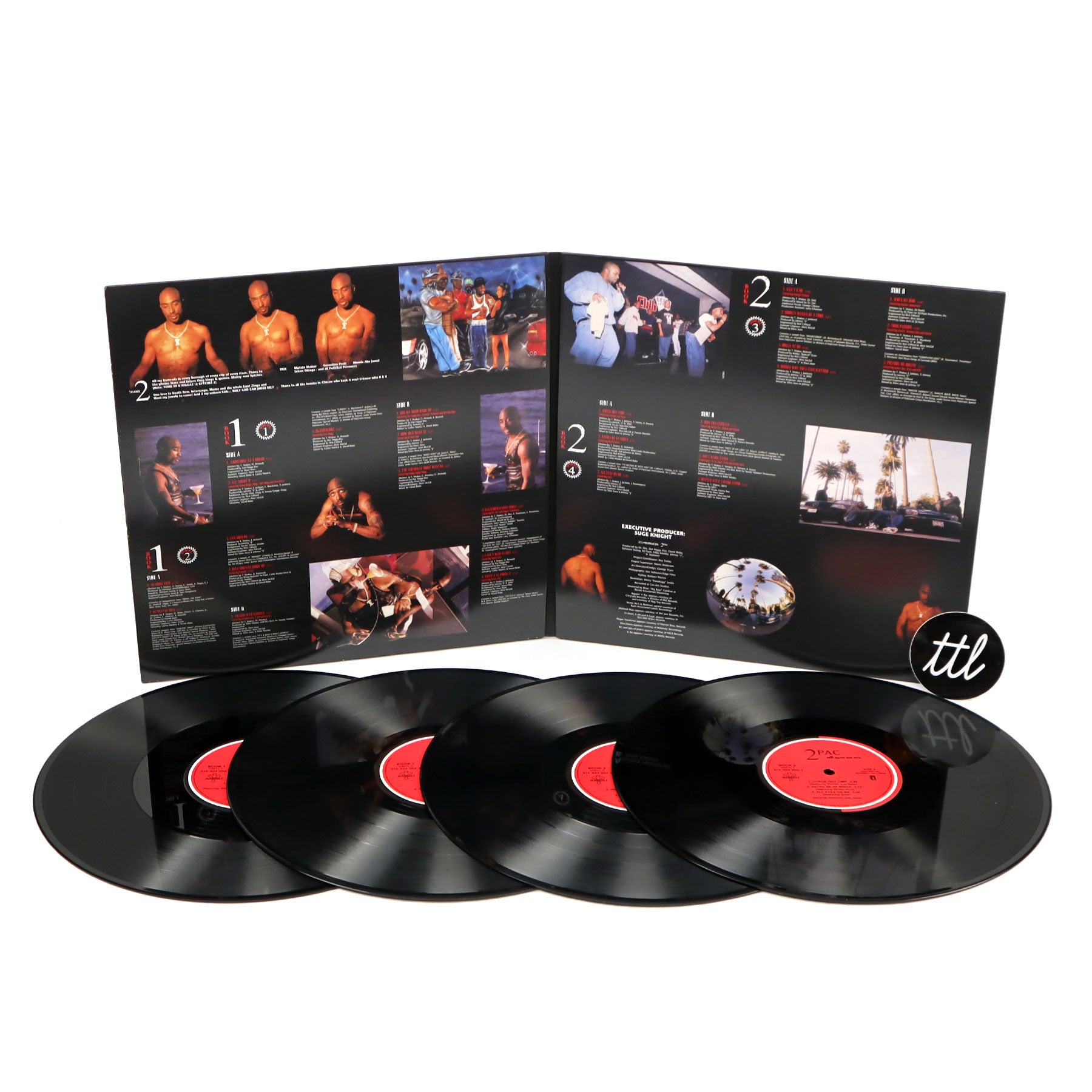 2Pac: All Eyez On Me (180g) Vinyl 4LP – TurntableLab.com