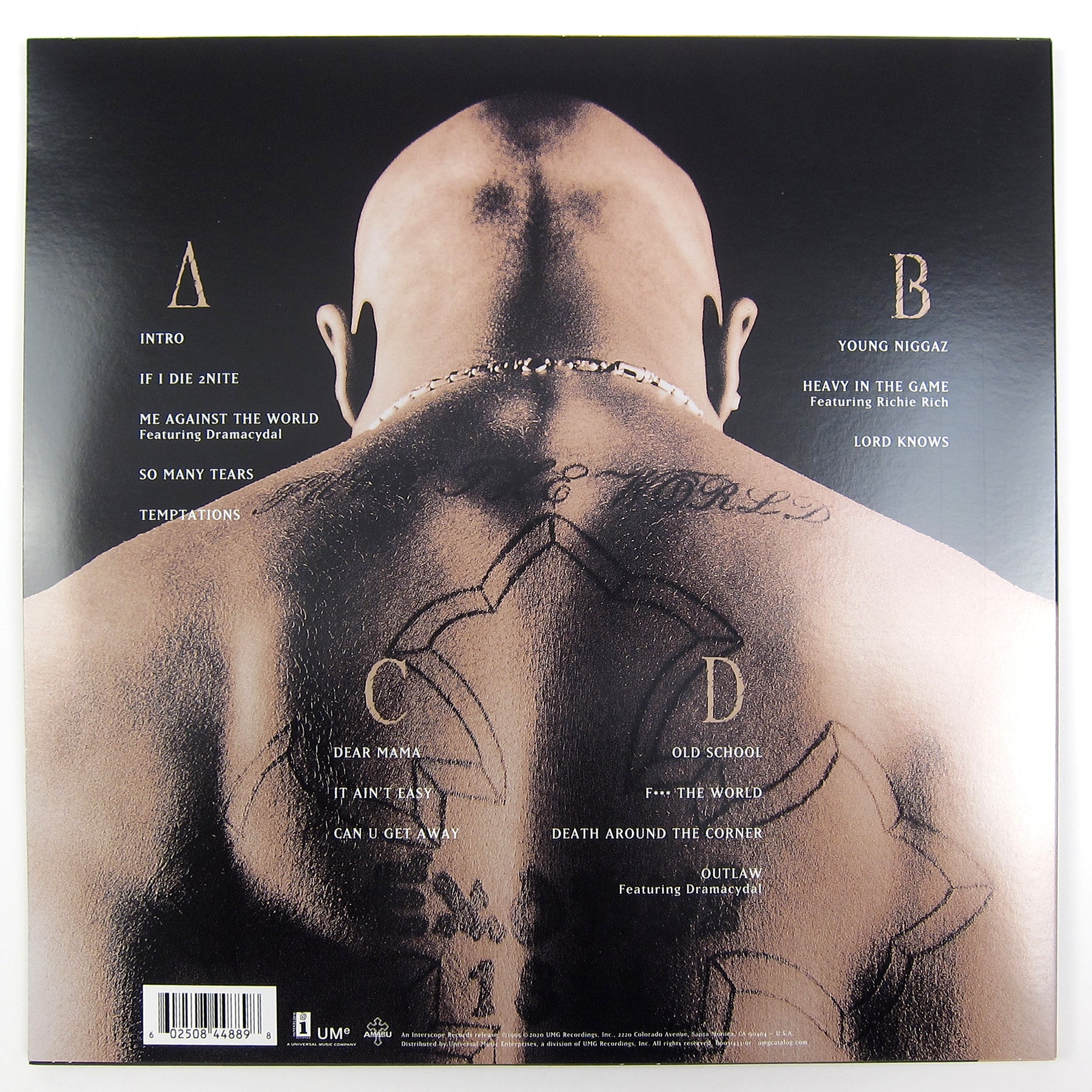 2Pac: Me Against The World Vinyl 2LP – TurntableLab.com