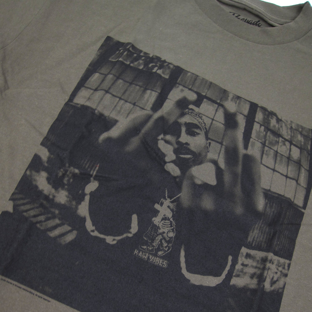 Tupac: Bold Army Shirt - Olive
