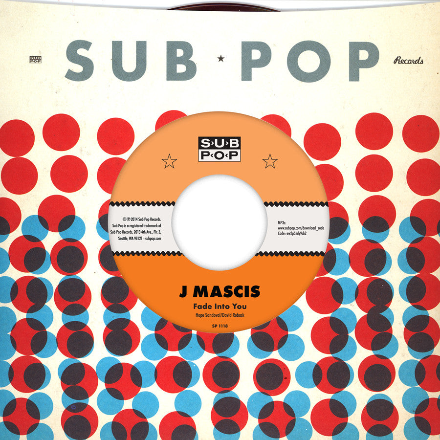 J Mascis: Fade Into You / Outside Vinyl 7" (Record Store Day)