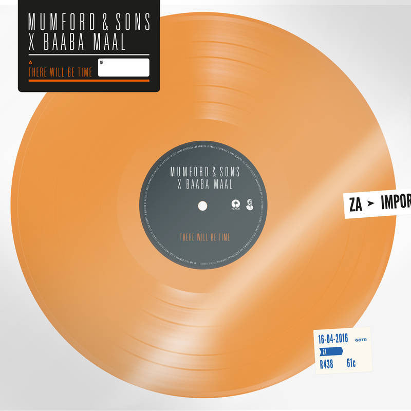 Mumford & Sons + Baaba Maal: There Will Be Time (Colored Vinyl) Vinyl 7" (Record Store Day)
