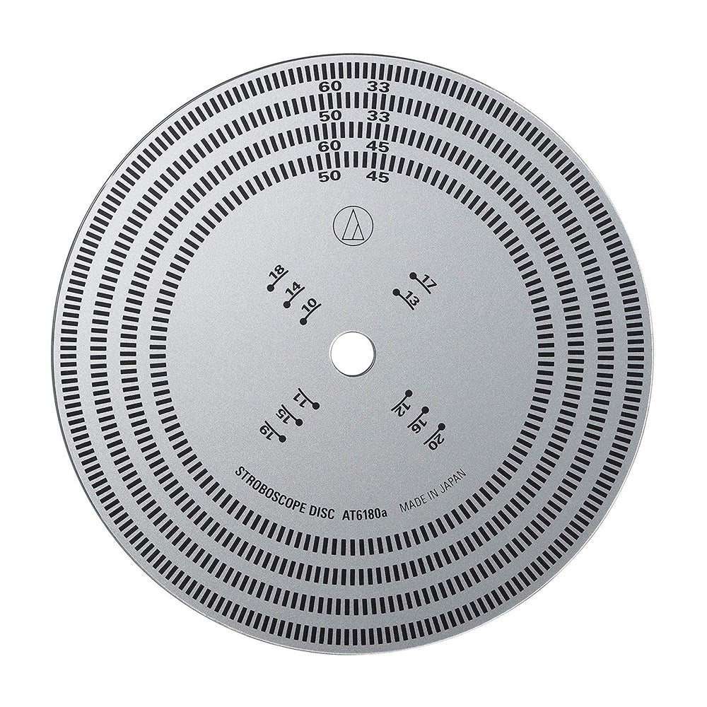 Audio-Technica: AT6180a Stroboscopic Disc for Turntable Speed Check / Cartridge Overhang Tool