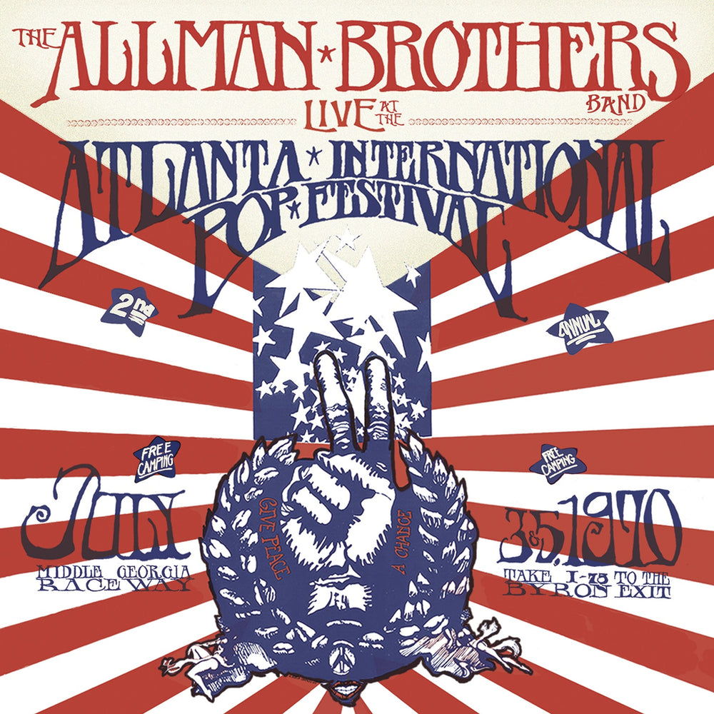 The Allman Brothers Band: Live At The Atlanta International Pop Festival July 3&5, 1970 Vinyl 4LP (Record Store Day)