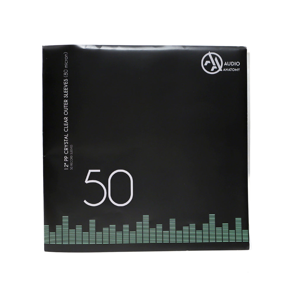 Audio Anatomy: Crystal Clear Outer Record Sleeves 12" - 50 Units