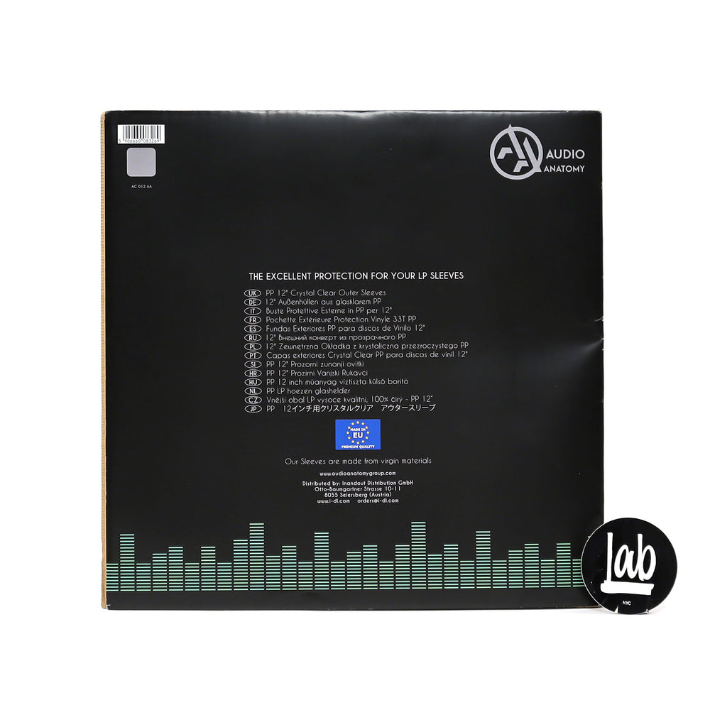 Audio Anatomy: Crystal Clear Outer Record Sleeves 12" - 50 Units