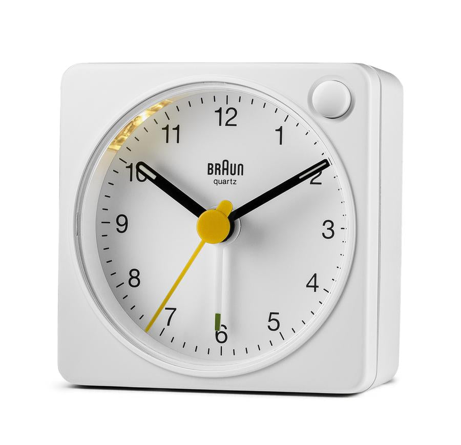 Braun: Travel Alarm Clock - White (BC02XW)