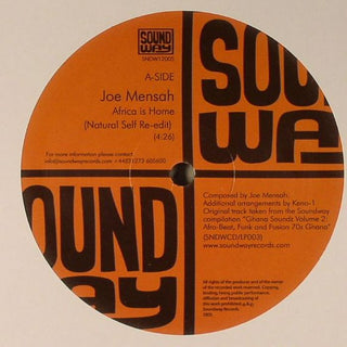 Joe Mensah: Africa - Natural Self Re-Edit 12"