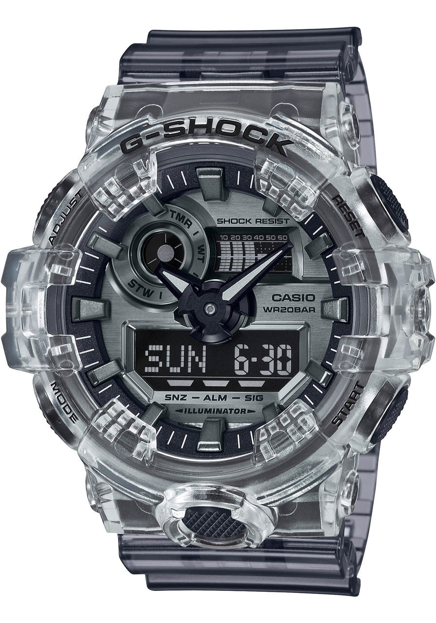 G-Shock: GA700SK-1A Clear Skeleton Series Watch - Translucent