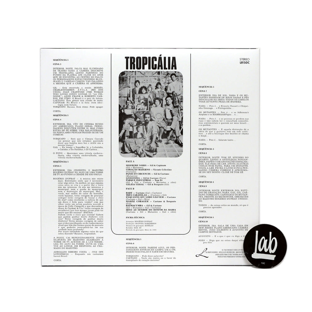 Gilberto Gil, Gal Costa, Caetano Veloso: Tropicalia Ou Panis Et Circensis (Clear Vinyl) Vinyl LP
