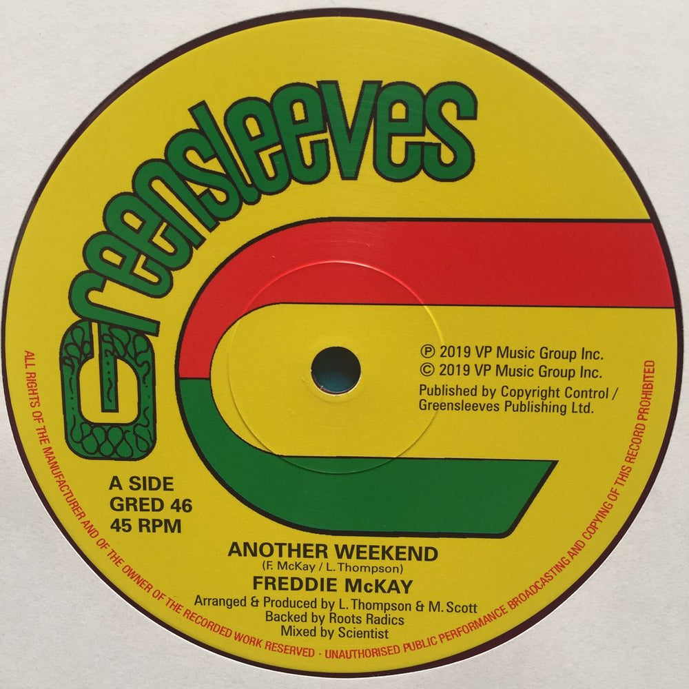 Freddie McKay: Another Weekend (Indie Exclusive Colored Vinyl) Vinyl 12"