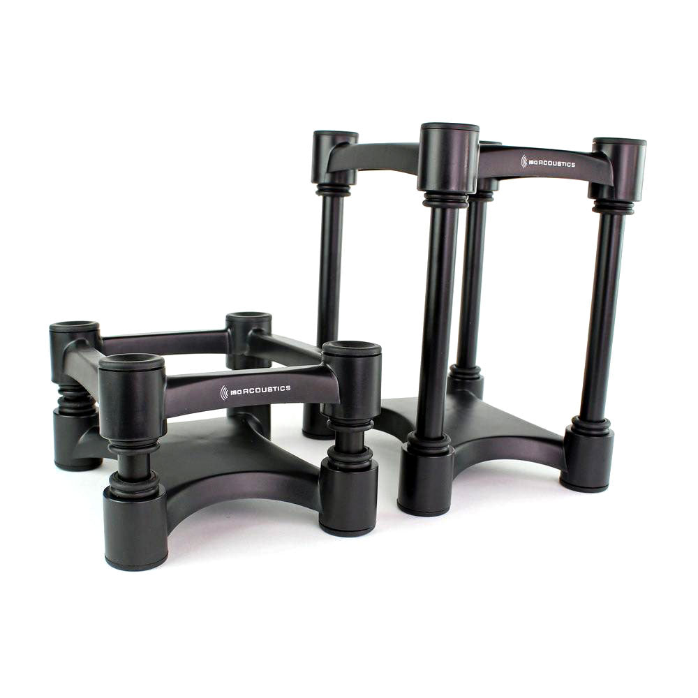 IsoAcoustics Iso-Stand Series Speaker Isolation Stands with Height & Tilt  Adjustment: Iso-130 (5.1 x 6”) Pair