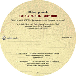 I-Robots: Last Call Vinyl 12" (Record Store Day)