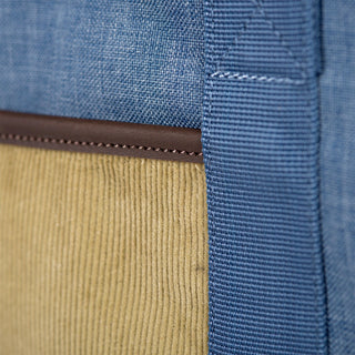 Herschel Supply Co.: Strand Duffle Bag - Navy / Straw Crosshatch detail 2