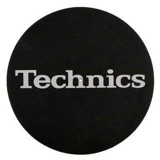 Technics: Classic Logo Slipmats - Metallic Silver / Pair
