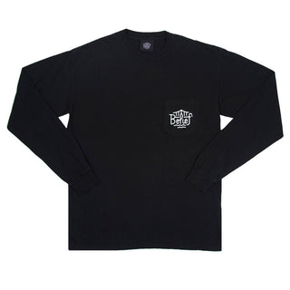 Belief: Triboro Longsleeve Pocket Shirt - Black