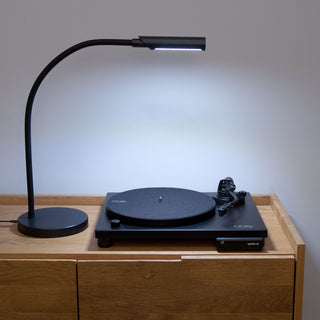 Reliable Corp.: UberLight Flex Turntable Lamp - Tabletop Model - Black