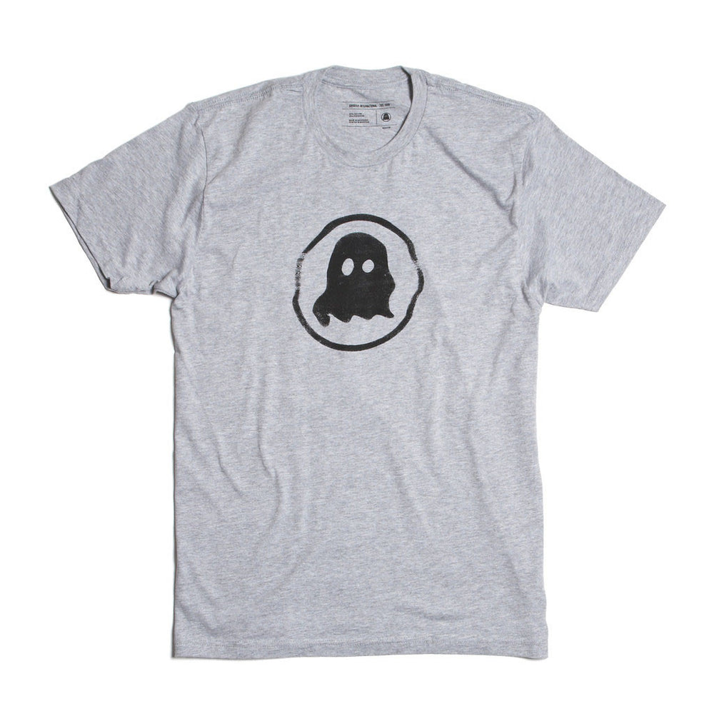 Ghostly International: Wobble Logo Shirt - Grey