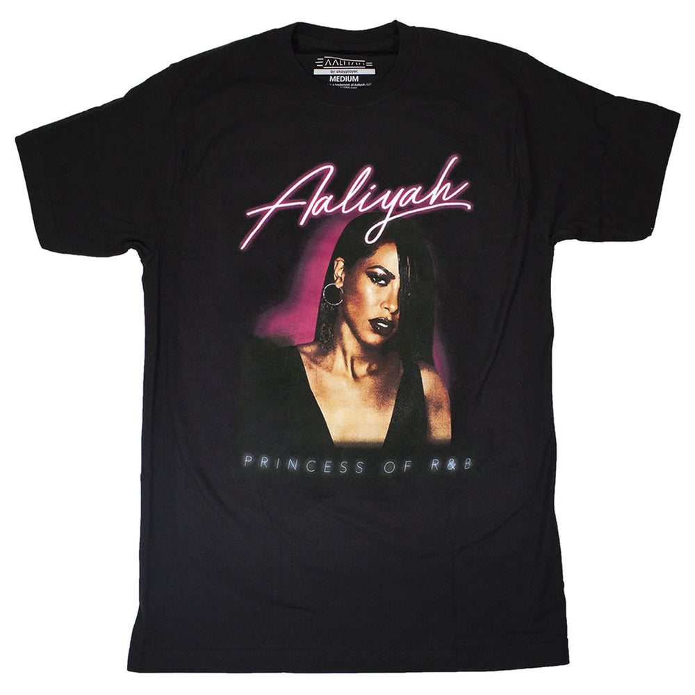 Aaliyah: Princess Of R&B Shirt - Black
