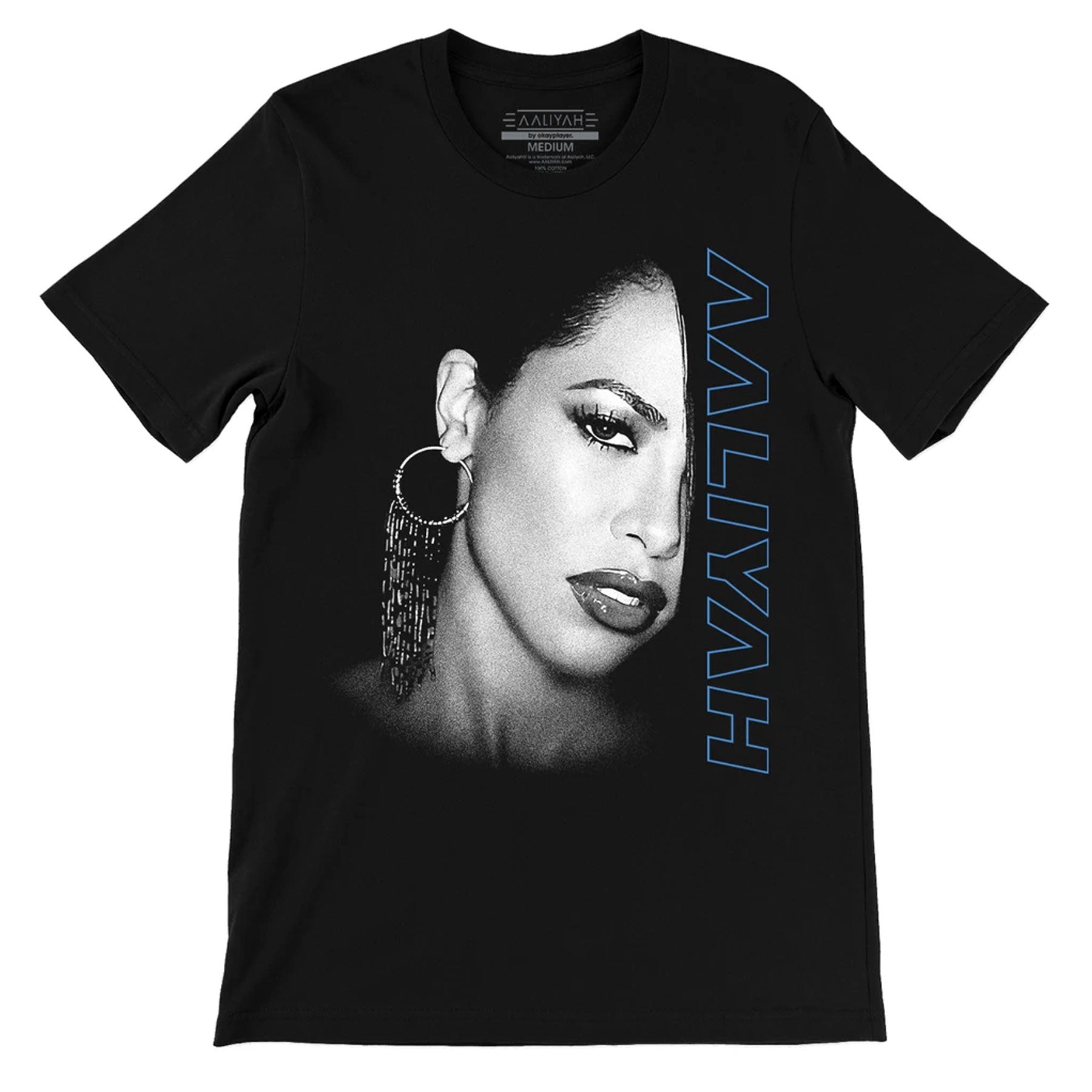 Rock Off Aaliyah Trippy – Maglietta Ufficiale Uomo Unisex, Cotone, Taglia X-Large