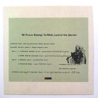 Abdullah Sami: Peace Of Time Vinyl LP