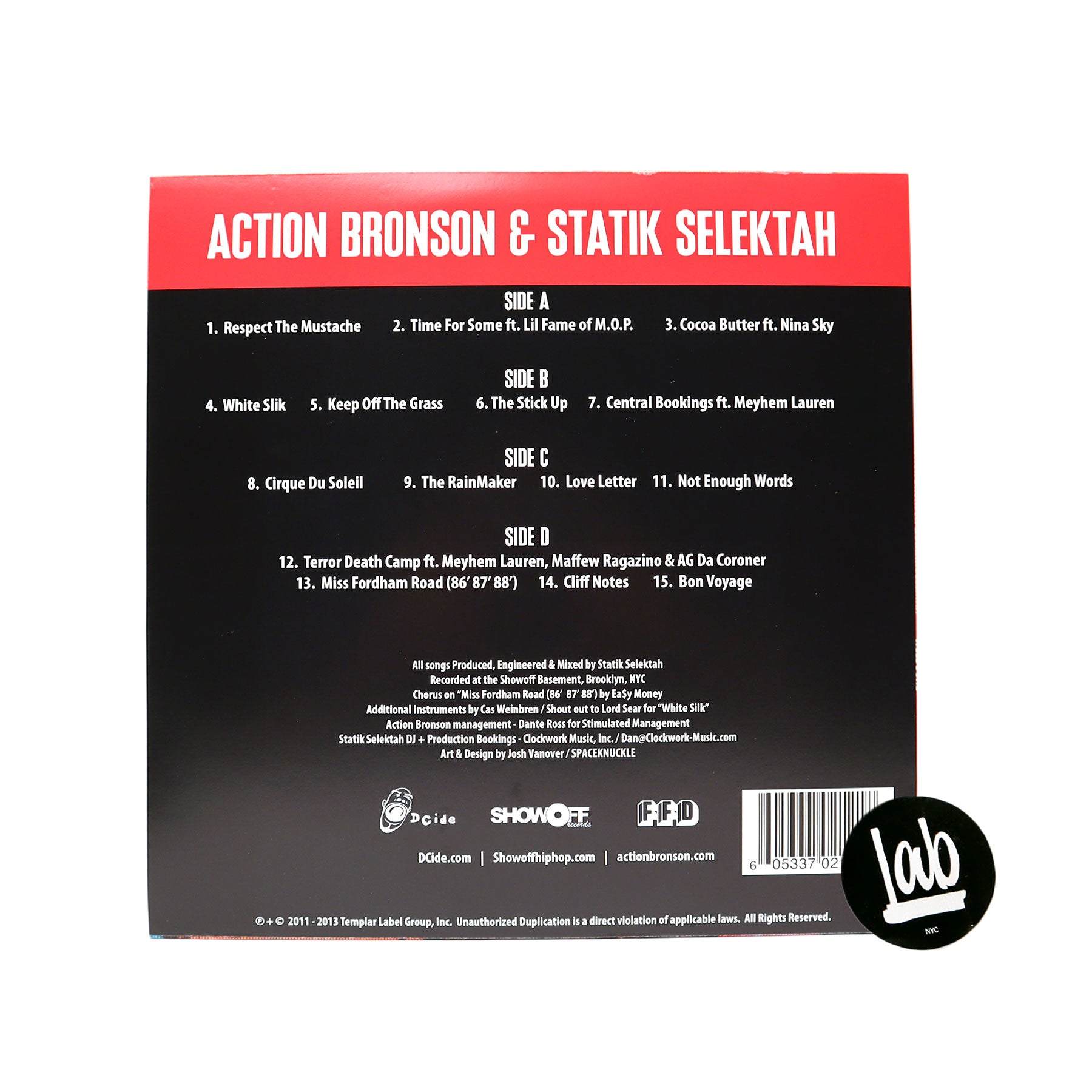 Action Bronson & Statik Selektah: Well Done (Orange & White