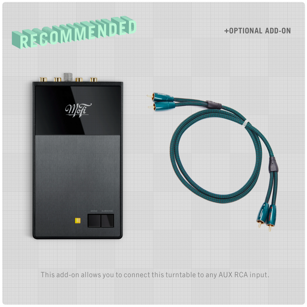 Mofi Electronics: StudioDeck +U Turntable w/ UltraTracker MM