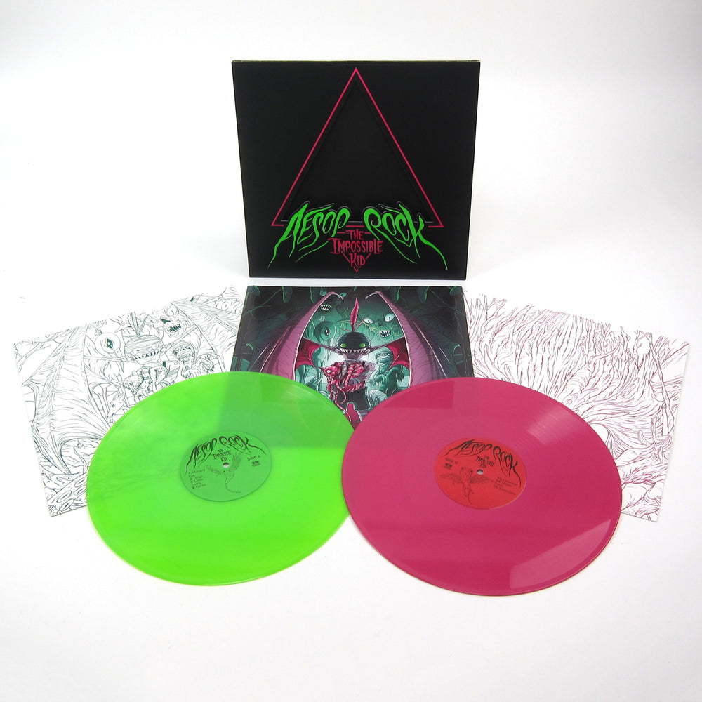 Aesop Rock: The Kid (Neon Green + Pink Vinyl) Vinyl — TurntableLab.com