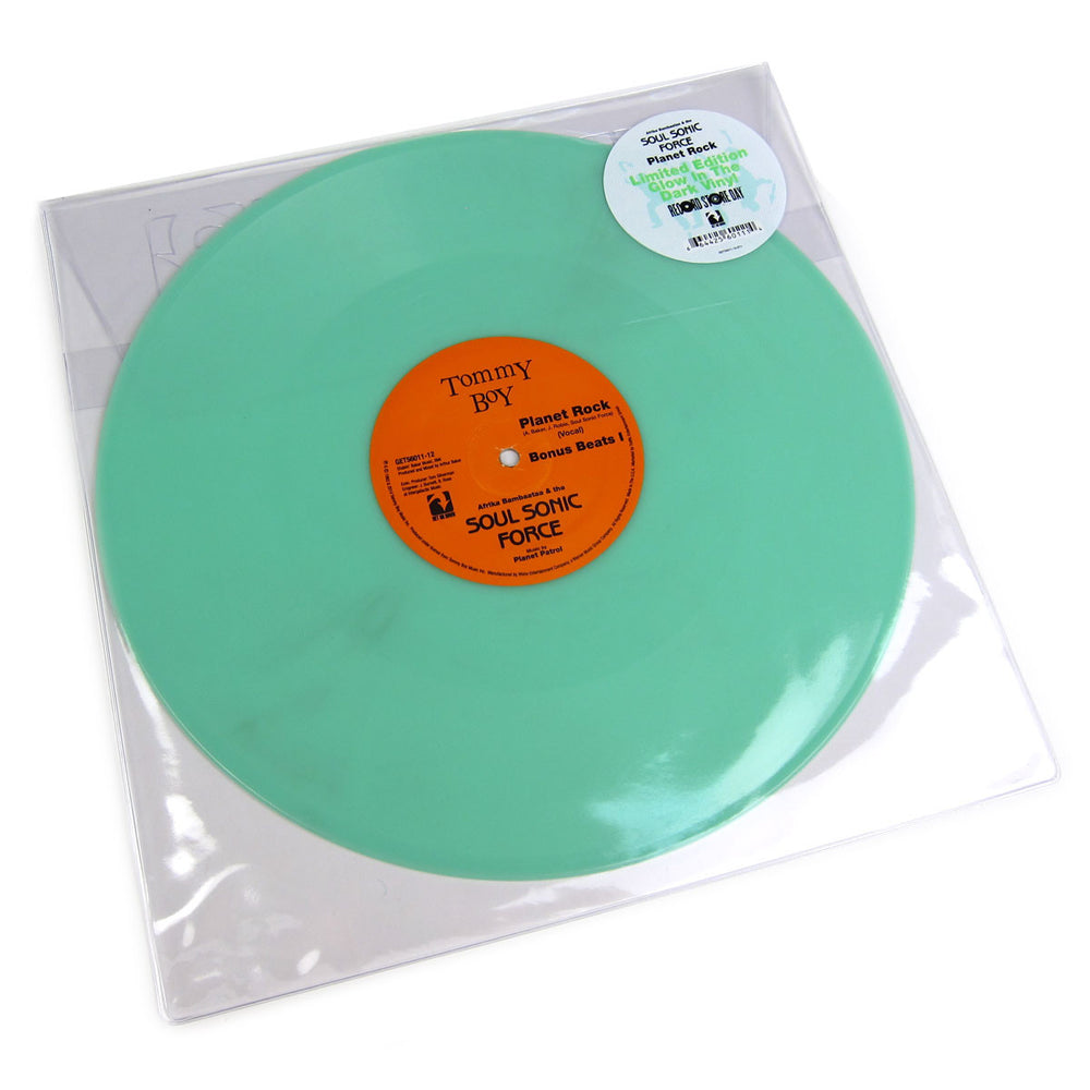 Afrika Bambaataa & The Soul Sonic Force : Planet Rock (Glow In The Dark Vinyl) Vinyl 12" (Record Store Day) 