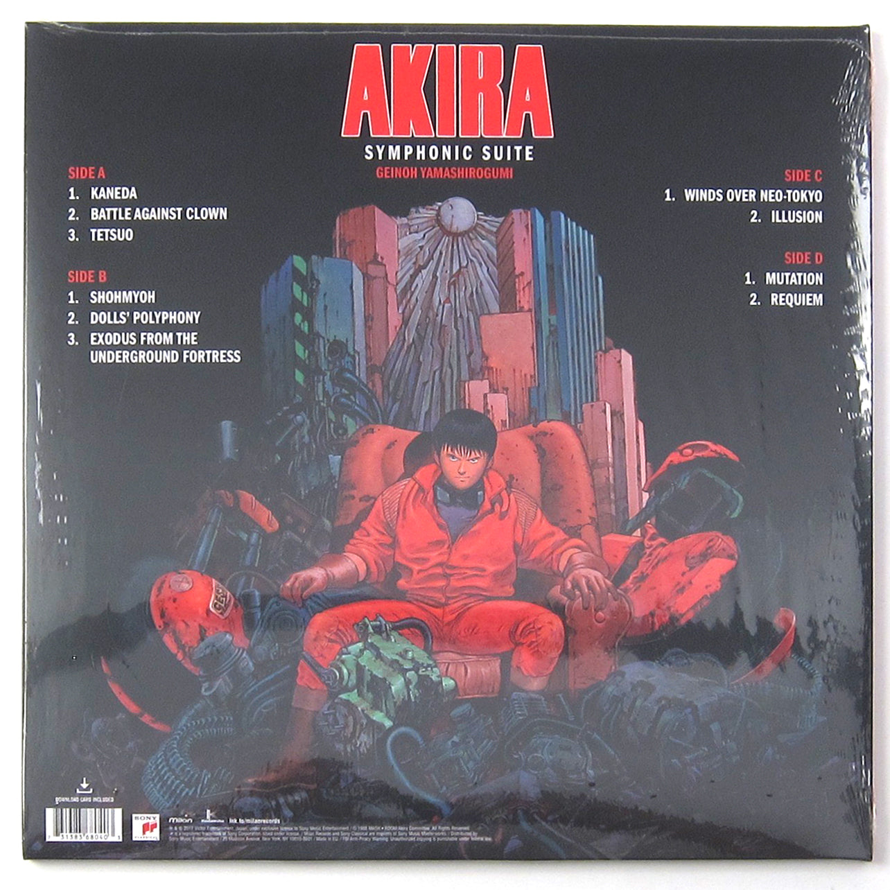 AKIRA レコード SYMPHONIC SUITE Geinoh Yamashirogumi: Akira (Symphonic Suite) - Soundtrack