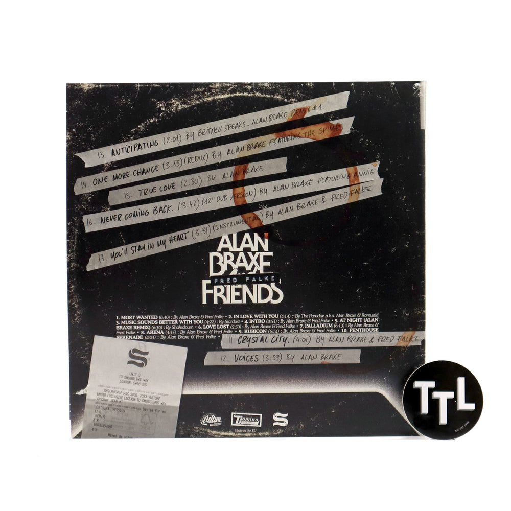 Alan Braxe And Friends: The Upper Cuts Vinyl 2LP