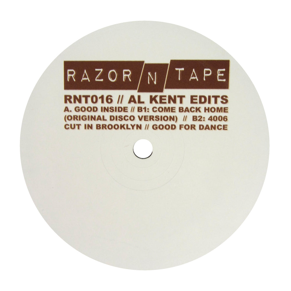 Al Kent: Razor N Tape Edits Vinyl 12"