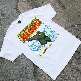 Stones Throw: Madvillain All Caps Shirt - White