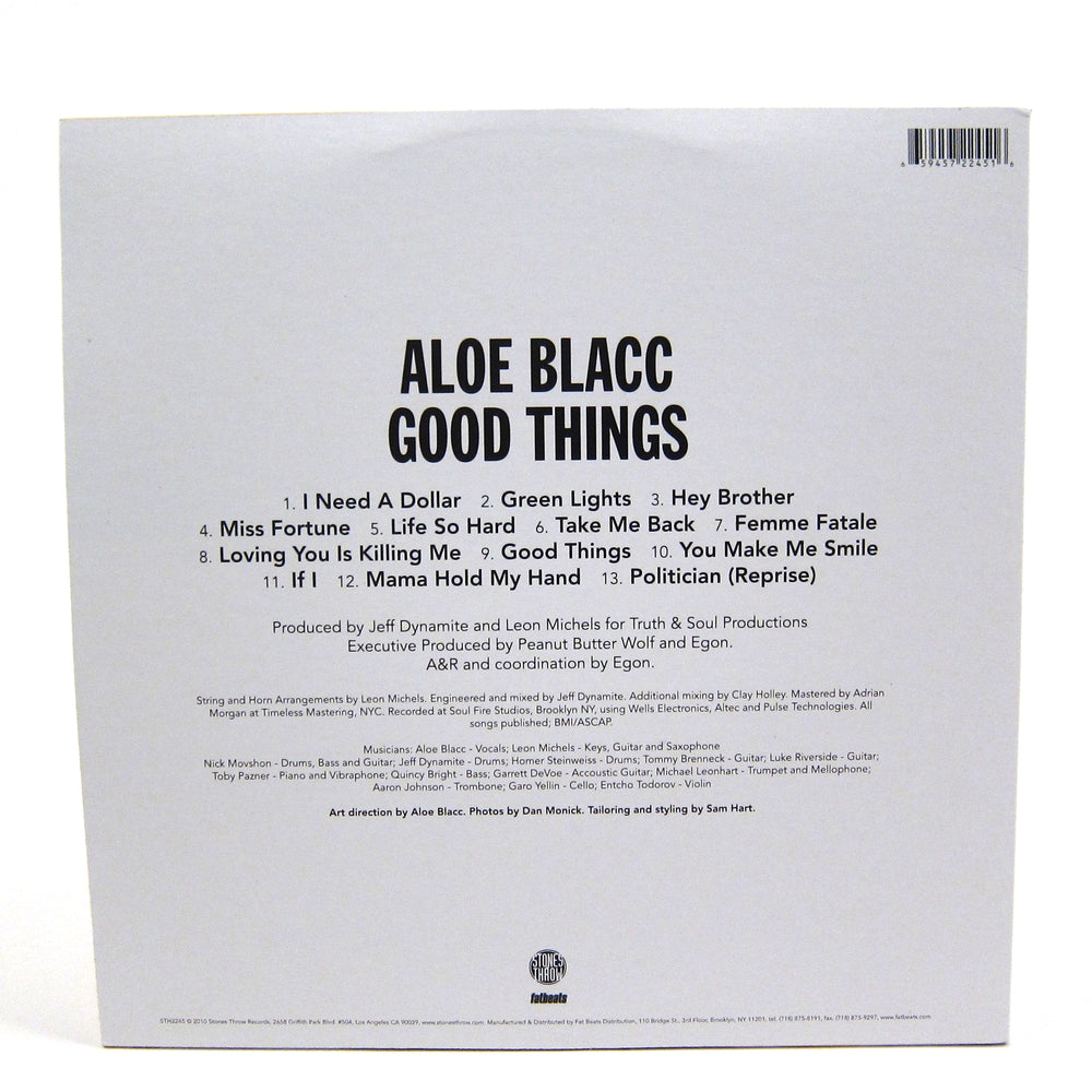Aloe Blacc: Good Things Vinyl 2LP