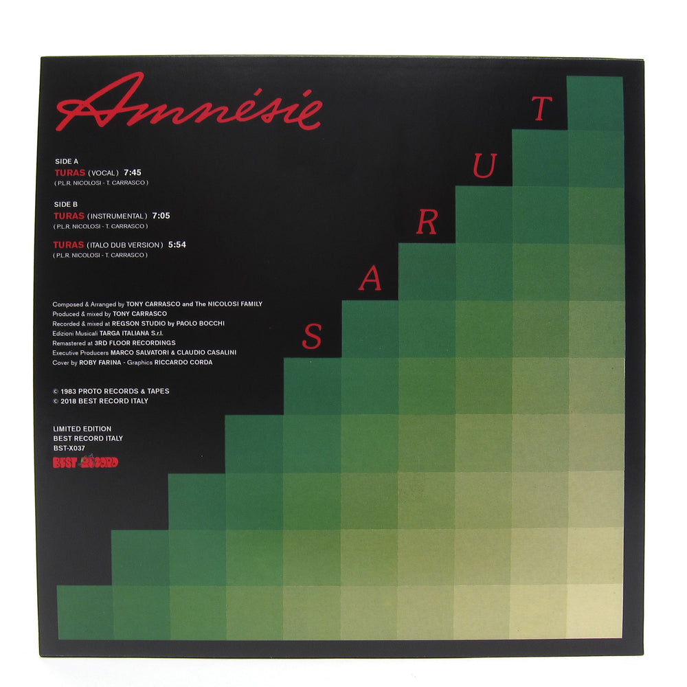 Amnesie: Turas Vinyl 12"