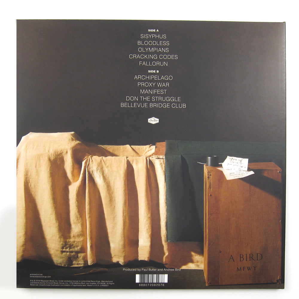 Andrew Bird: My Finest Work Yet (Indie Exclusive Colored Vinyl) Vinyl LP