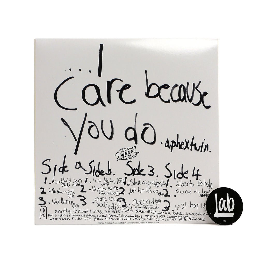 Aphex Twin: I Care Because You Do (180g) Vinyl 2LP — TurntableLab.com