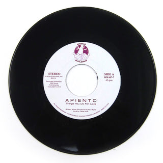 Apiento: Things You Do For Love Vinyl 7"