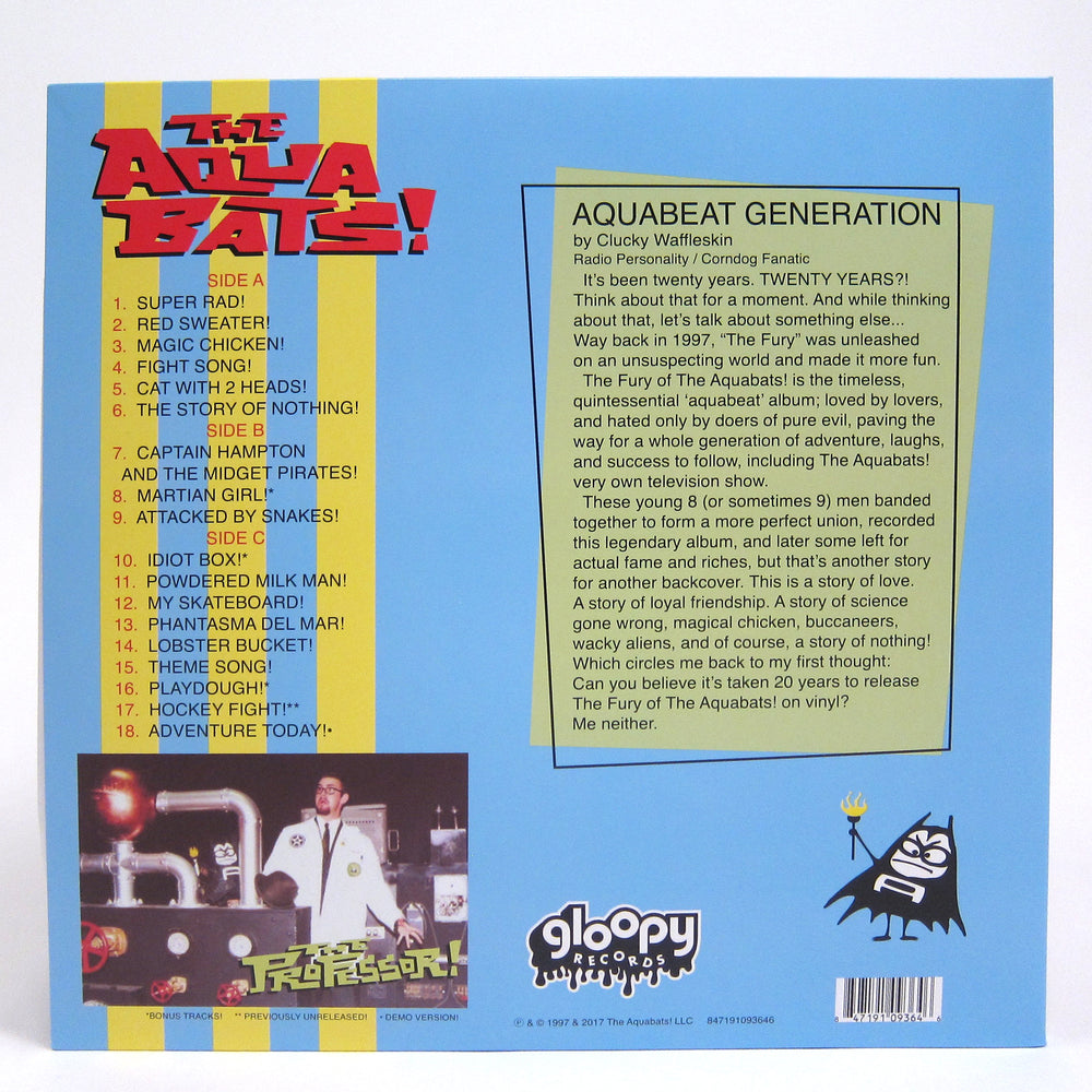 The Aquabats!: The Fury Of The Aquabats! (Yellow Colored Vinyl) Vinyl 2LP