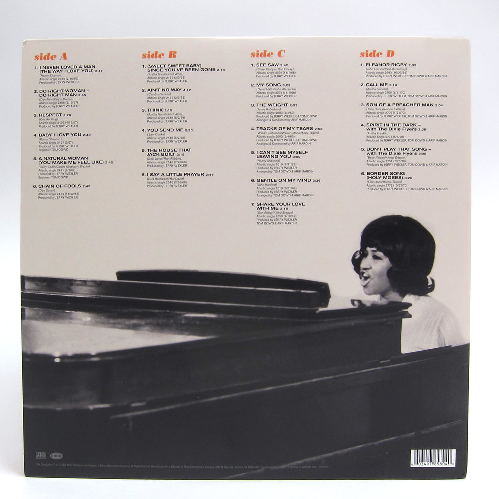 Aretha Franklin: The Atlantic Singles Collection 1967-70 Vinyl 2LP