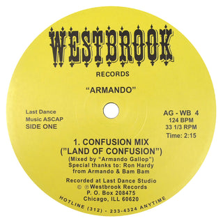Armando: Land Of Confusion Vinyl 12"