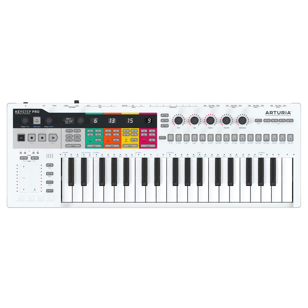 Arturia: KeyStep Pro Portable Keyboard Controller + Step Sequencer