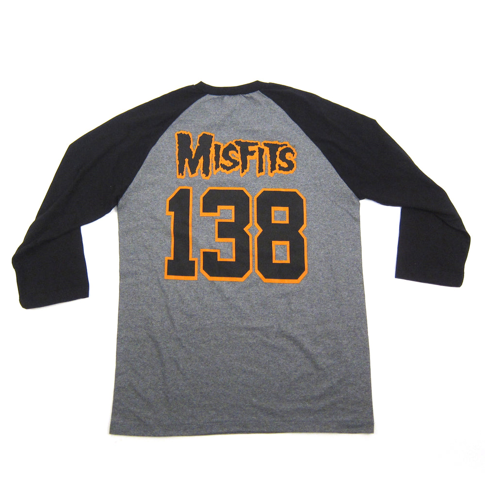 Misfits: Astro Zombies Baseball Jersey - Heather / Black