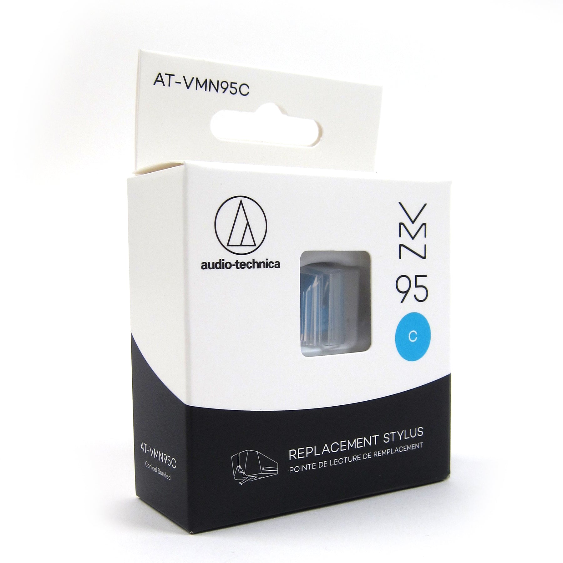 Audio Technica Cellule Stéréo Elliptique Série VM95 avec porte-cellule
